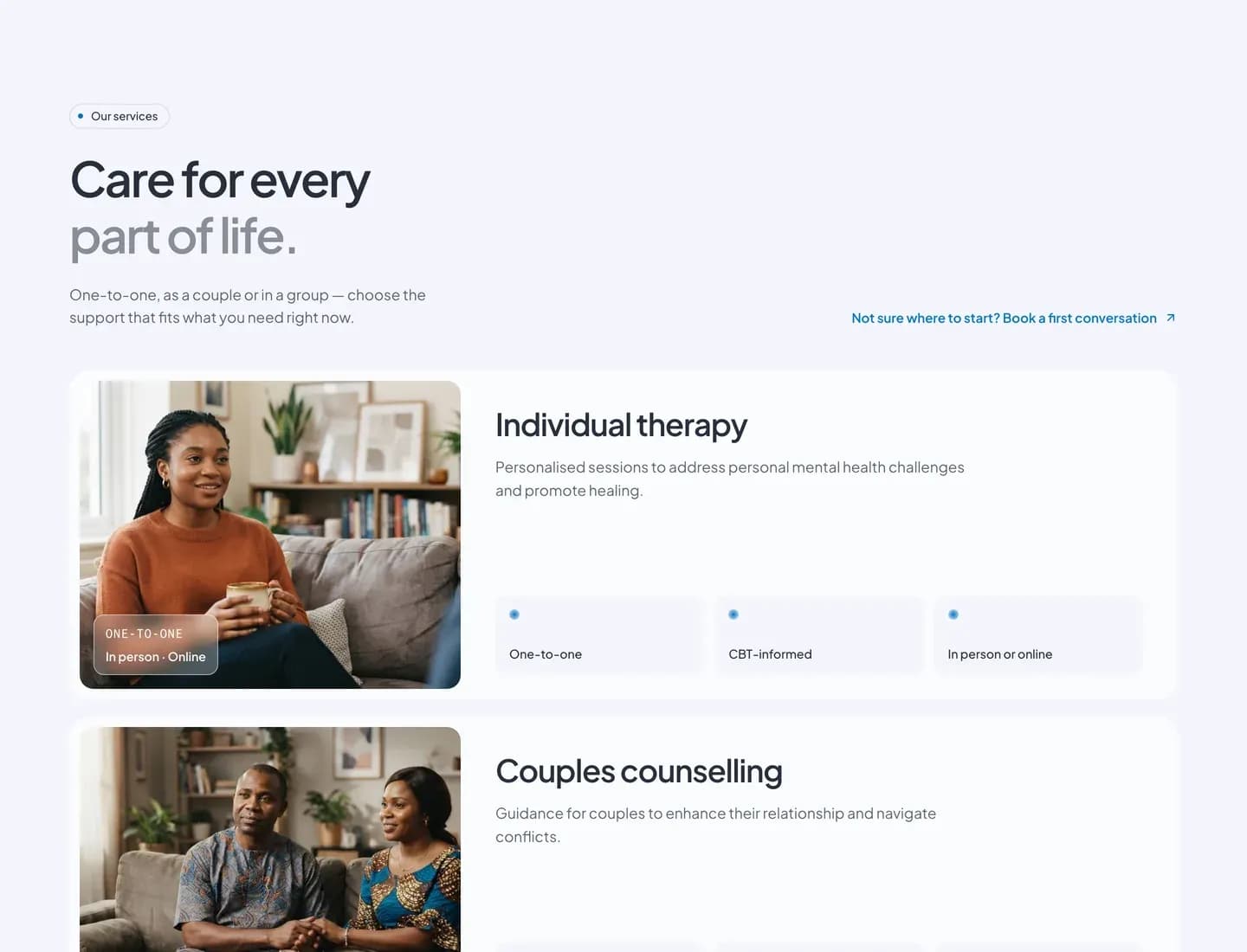 FGD website: therapy services
